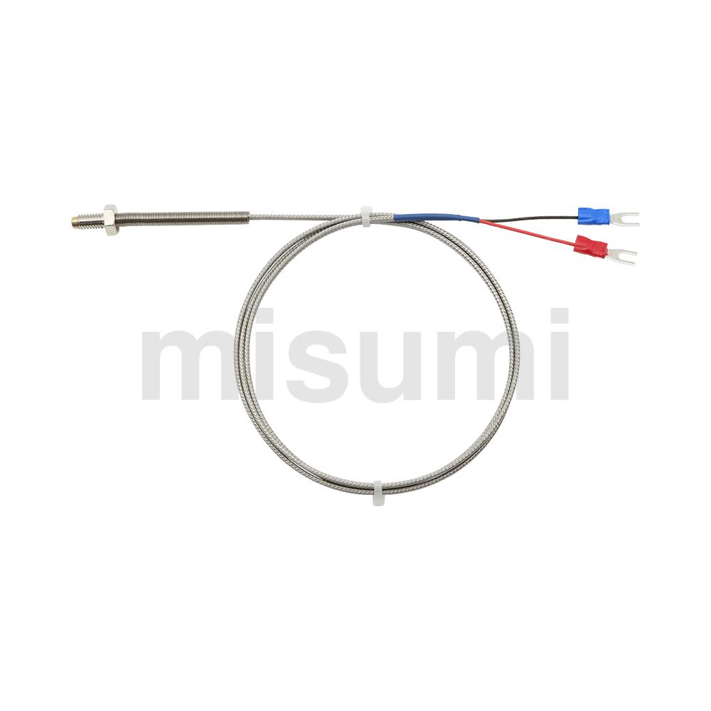 螺钉式热电偶SSMT6 SSMTJ6 M6 温控仪 感温线 K型 J型米思米标准