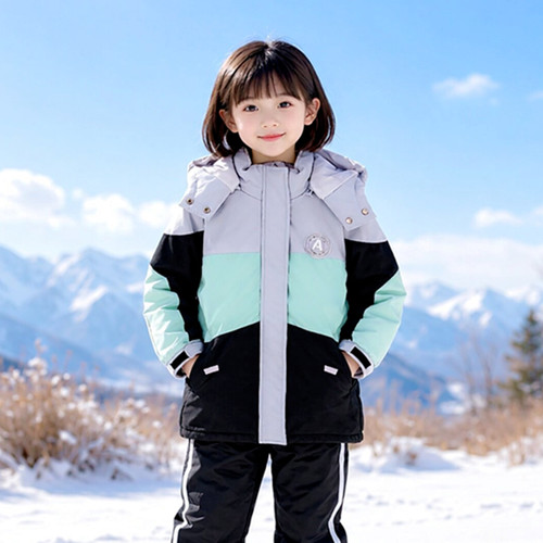 商场同款Abckids童装冬季女童加厚中长款保暖羽绒服F351309294