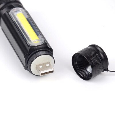 Litwod Z10 Built-in brattery USB rechargeable LED Flashlight