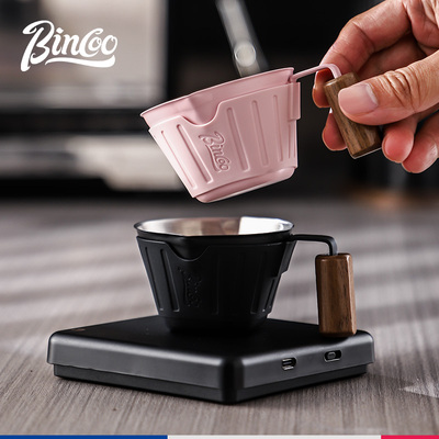 bincoo咖啡萃取杯浓缩奶盅杯子意式咖啡机接液杯刻度量杯器具配件