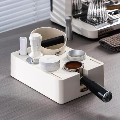 bincoo咖啡布粉器三件套压粉器底座咖啡机置物架配件渣桶器具收纳