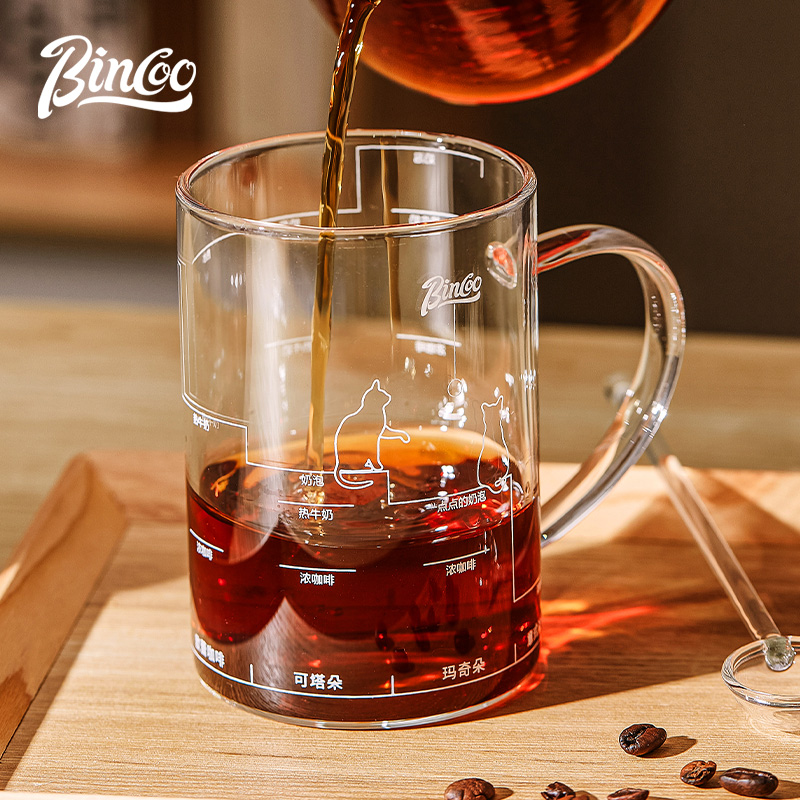 Bincoo猫咪刻度咖啡杯