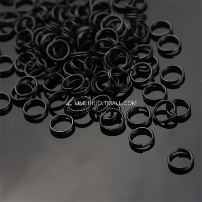 小孔细丝水晶灯饰珠帘环钥匙扣