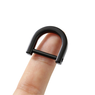 半圆环开口扣螺丝D扣维修包包配件d形扣马蹄扣五金包包d扣连接环