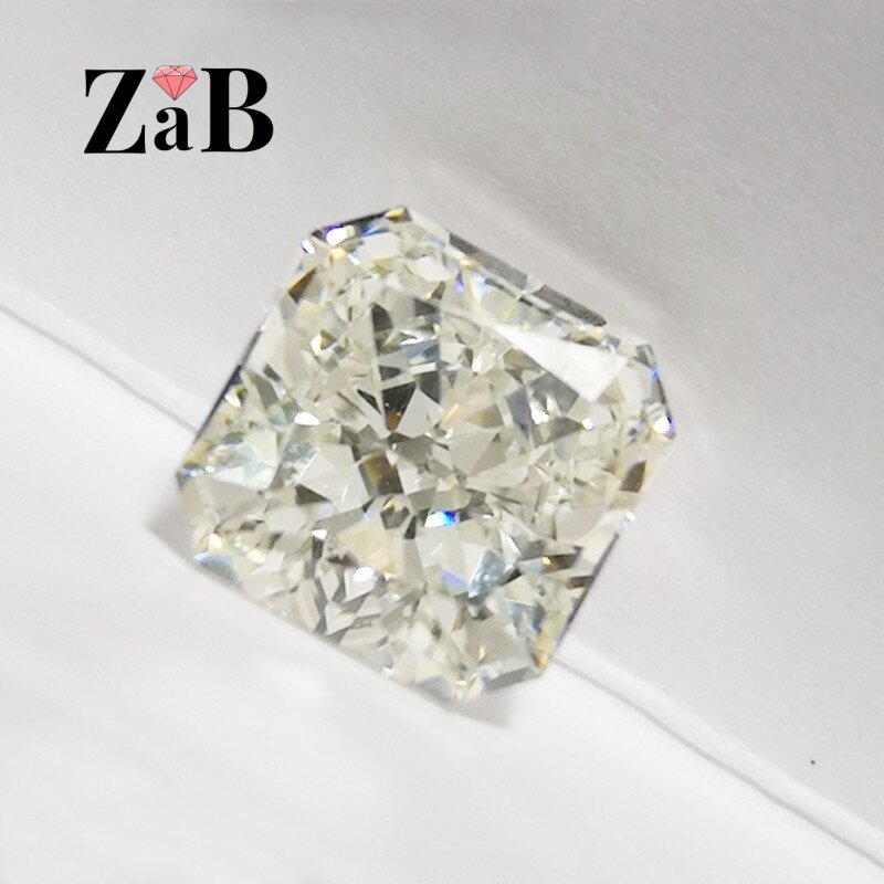 限量 米黄钻仿钻戒指戒面裸石雷迪恩8X8mm蕾蒂恩切割冰花仿钻石