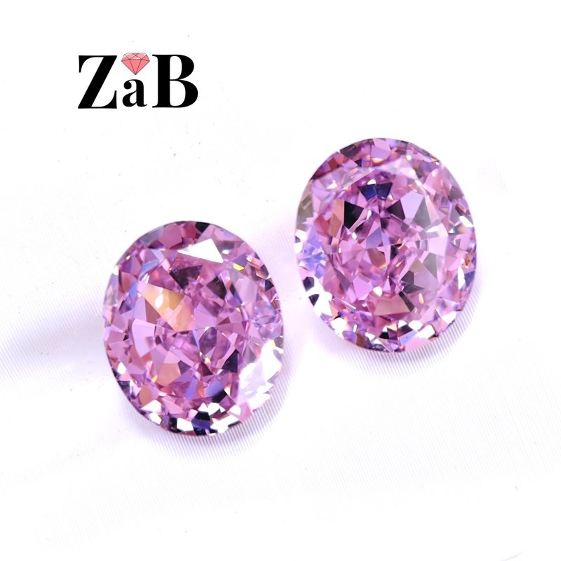 海蓝宝冰花蛋形未镶嵌代加工戒面