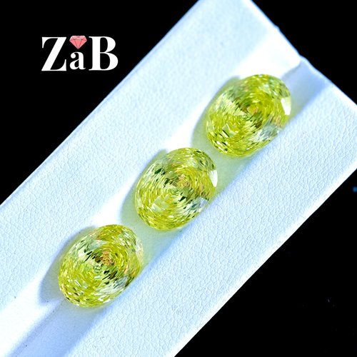 橄榄石高碳钻流星雨切割朱案白珠宝白钻戒指戒指戒面吊坠主石女