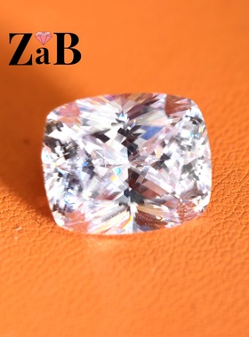 白色肥长方 WHITE CUBIC ZIRCON锆石立方氧化锆日韩配饰宝石裸石