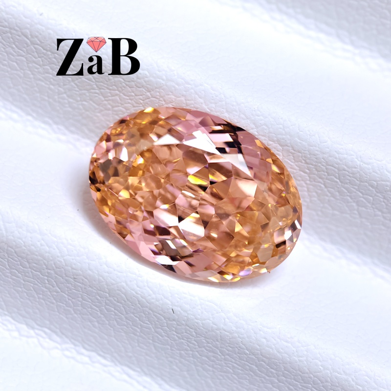 帕帕拉恰椭圆形珠宝裸石