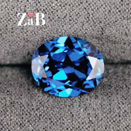 深邃蓝宝斯里兰卡蓝宝石裸石椭圆蛋形裸石珠宝日韩饰品可代加工