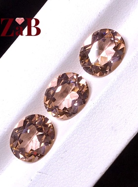 橙色摩根石尖晶石裸石椭圆形9X11mm蛋形戒指戒面裸石4克拉宝石