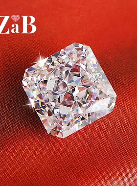 雷迪恩切割白色瑞士钻进口高碳钻八角正方9X9mmDIY饰品配饰裸石