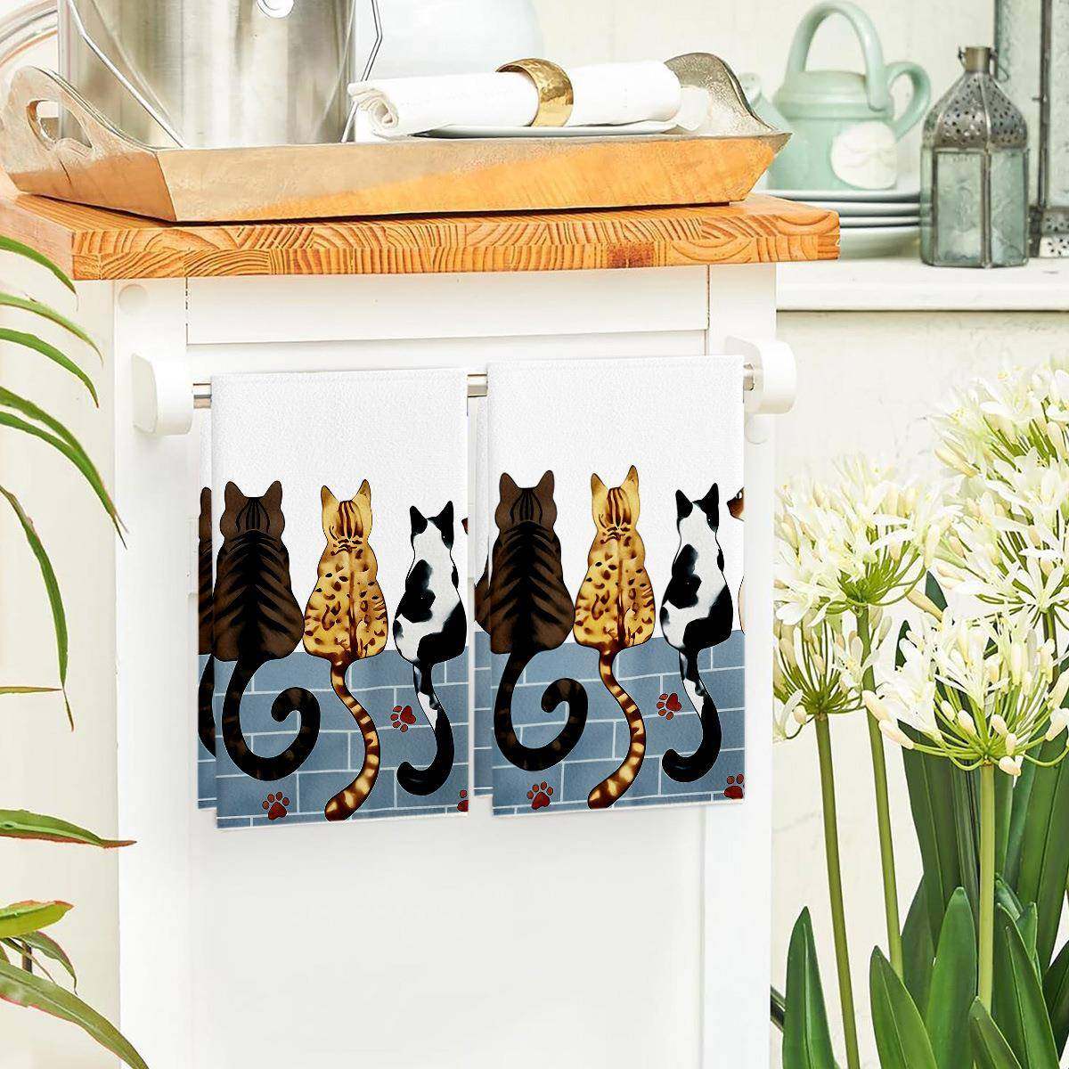 跨境现货多功能清洁抹布亚马逊热销洗碗布超细纤维印花厨房毛巾,家庭/个人清洁工具,抹布,淘宝优惠券,粉丝福利购,淘宝优惠卷