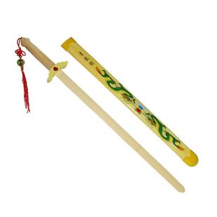 青龙剑带流苏尚方宝剑带玉佩竹制宝剑青少年玩具庙会地摊景区