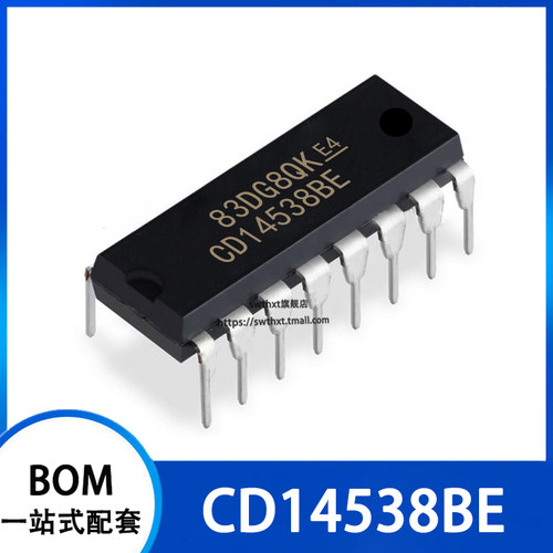 CD14538BE  直插DIP-16   逻辑-多频振荡器 芯片