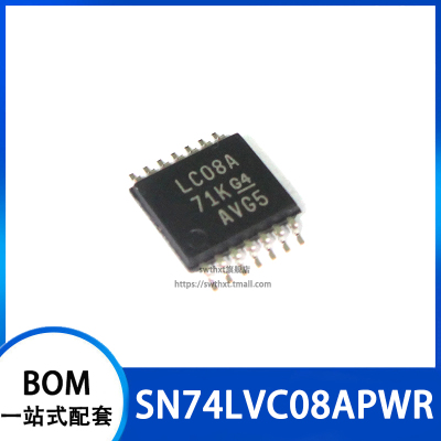 SN74LVC08APWR SN74LVC08APW 丝印 LC08A 逻辑芯片 贴片TSSOP-14