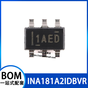 INA181A2IDBVR INA181A2IDBV丝印1AED SOT-23-6 电流感应放大器IC