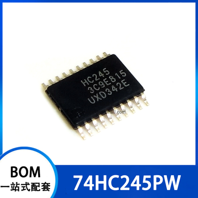 74HC245PW HC245 SN74HC245PWR 八总线收发器 贴片TSSOP-20