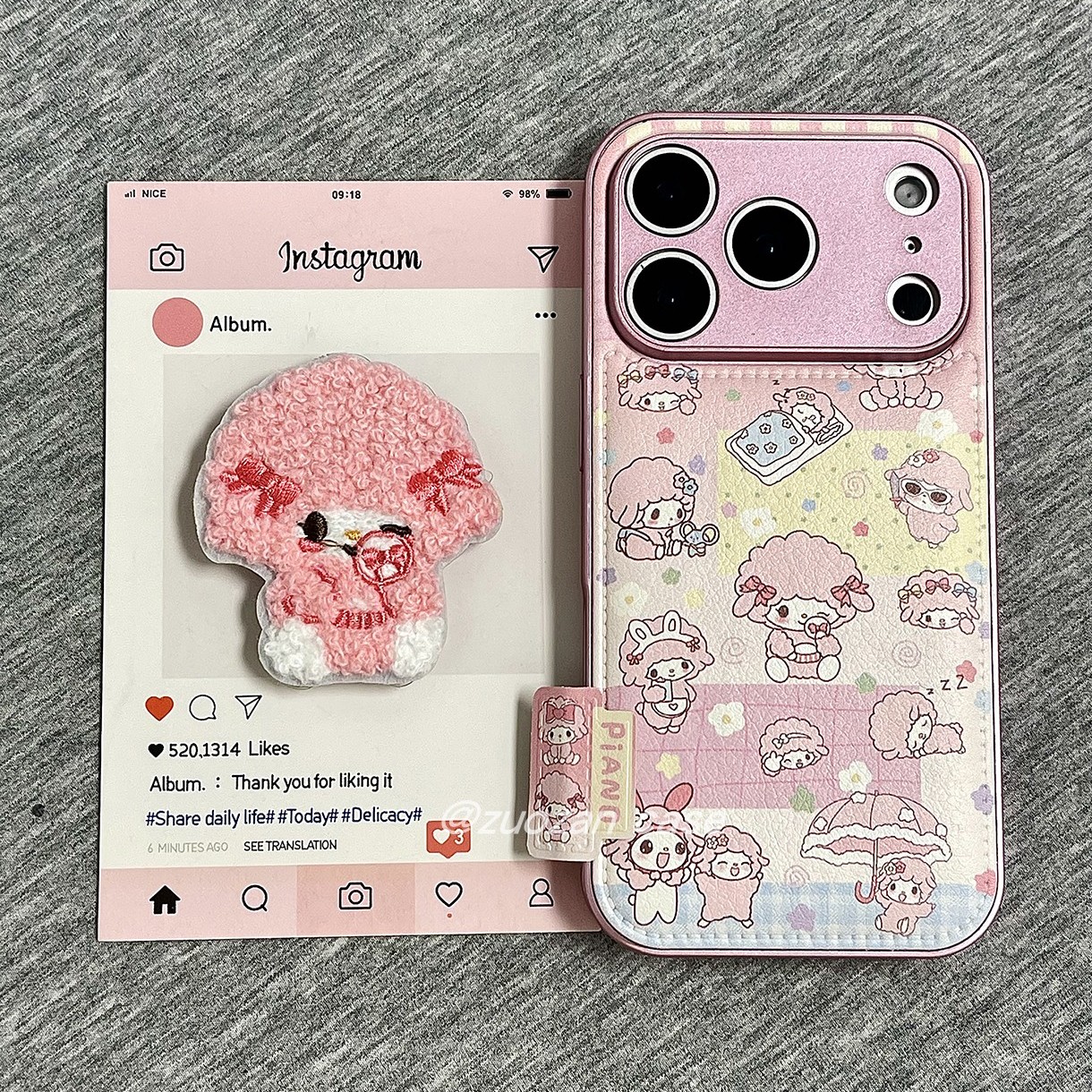 苹果17pro卡通必爱诺手机壳