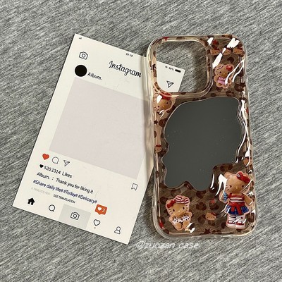 苹果16pro卡通KT猫手机壳