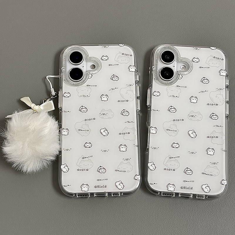 苹果16卡通猫咪手机壳