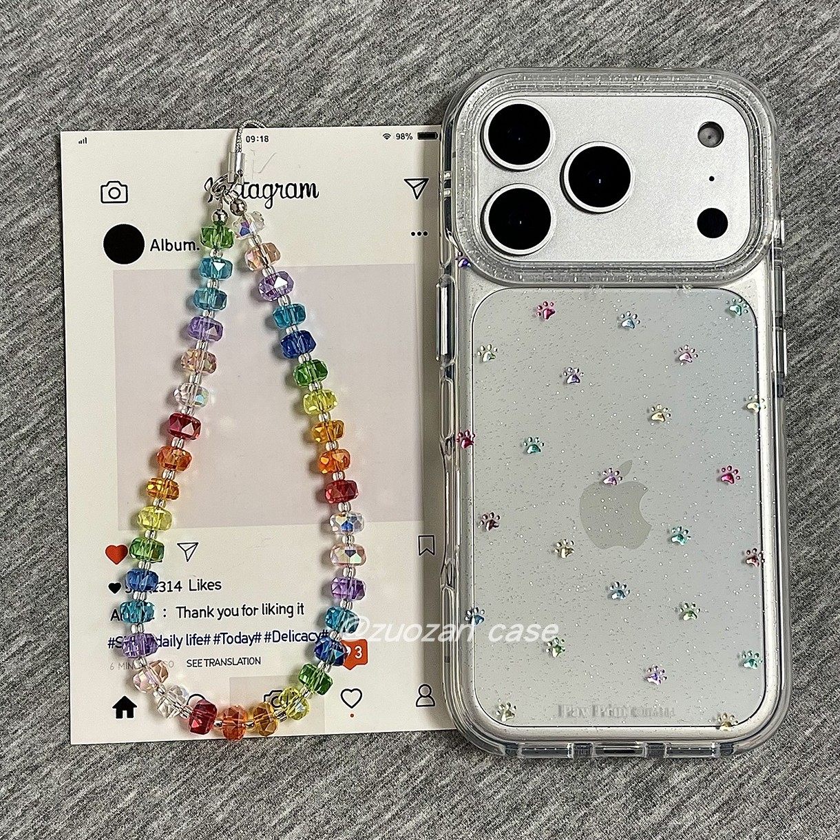 苹果17proins风掌门印双层手机壳