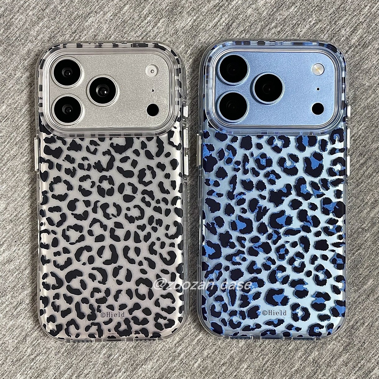 ins韩风简约黑色蓝色豹纹适用苹果18promax手机壳iphone17pro新款16高级感15轻奢14女18磨砂全包防摔保护套13