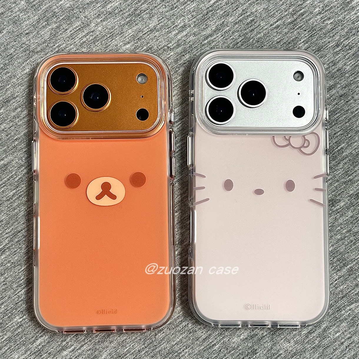 苹果17pro卡通KT猫双层手机壳