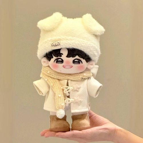 20cm冬新品毛茸茸系列白色大衣