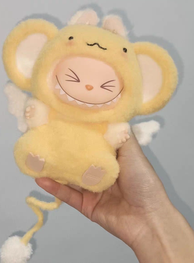 一代二代站姿搪胶公仔“百变小樱”衣服挂件娃衣15cm娃衣换装