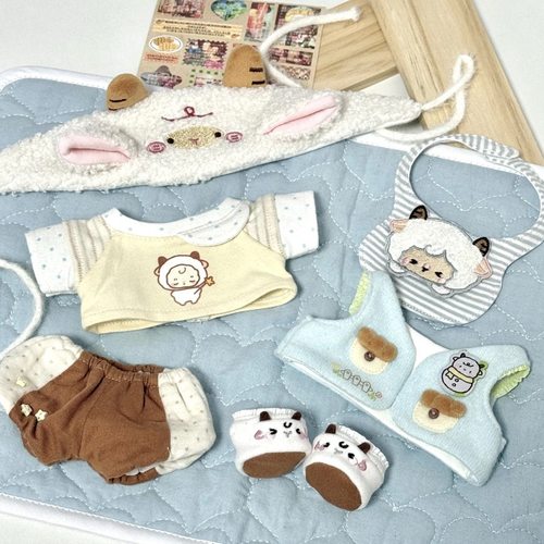 10cm20cm棉花娃娃套装可爱玩偶