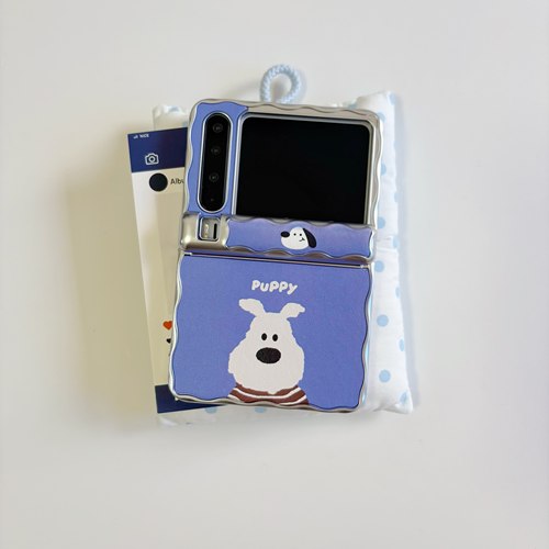 蓝底小狗适用于华为purax手机壳