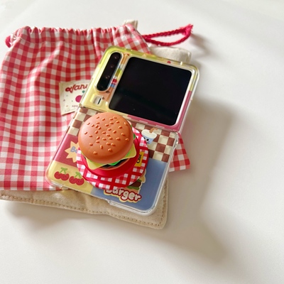 复古汉堡华为purax手机壳