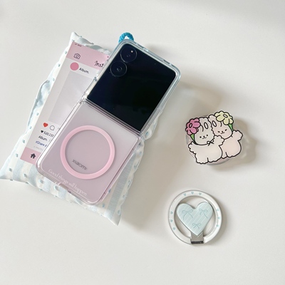 粉蓝渐变适用于小米mixflip2硬壳