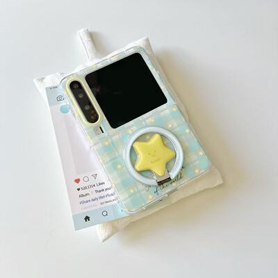 夏日绿格子适用于华为purax软壳
