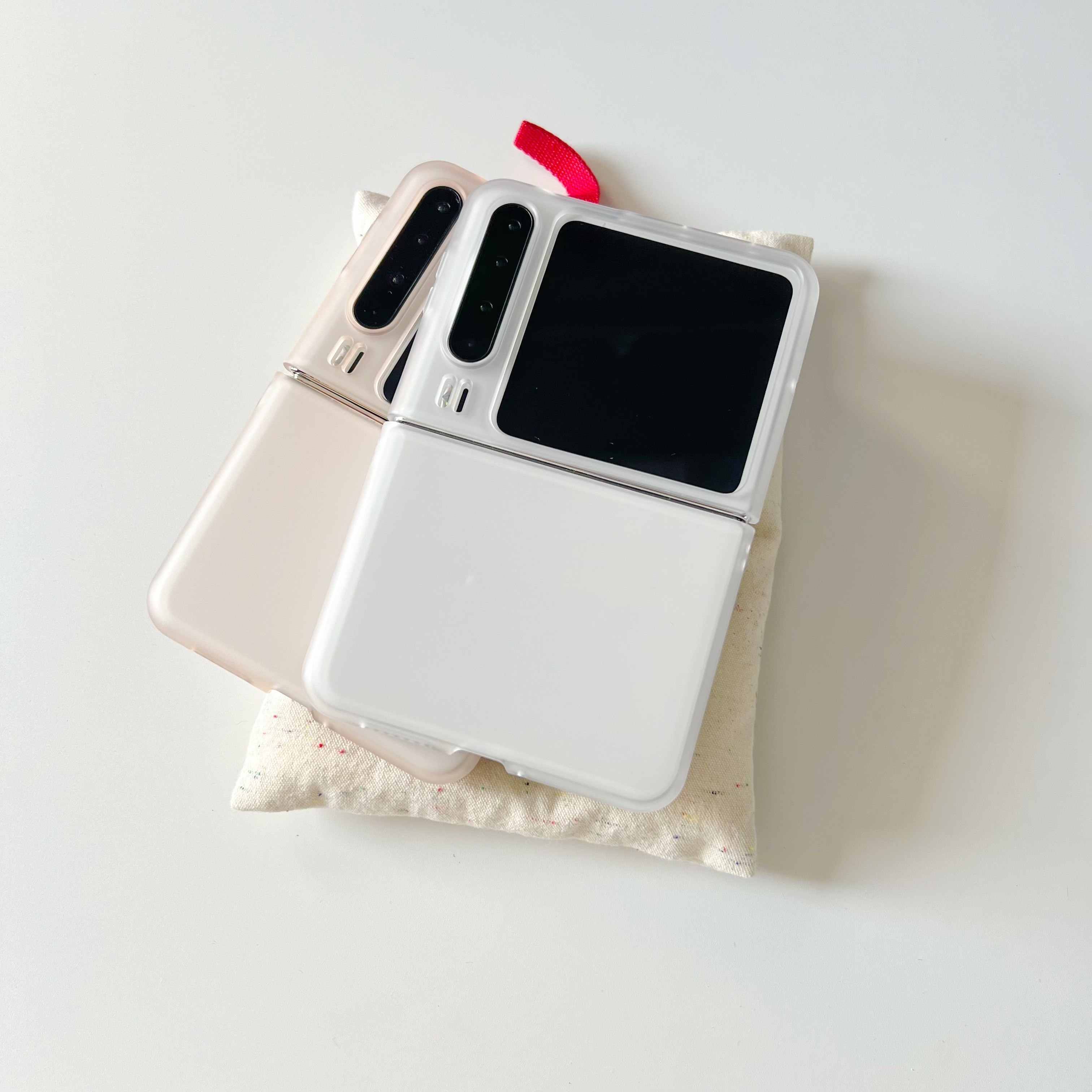 ins超薄肤感磨砂适用于华为purax手机壳小折叠适用于小米mixflip2保护套适用于三星zflip7硬壳保护套