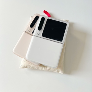 ins超薄肤感磨砂适用于华为purax手机壳小折叠适用于小米mixflip2保护套适用于三星zflip7硬壳保护套