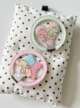 ins可爱双子星适用于磁吸扣超薄精致手机支架磁吸手机支架