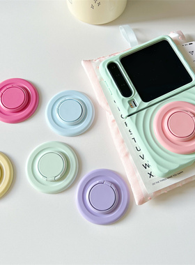ins 简约糖果色强磁金属支架多彩 magsafe磁吸手机支架指环扣支架