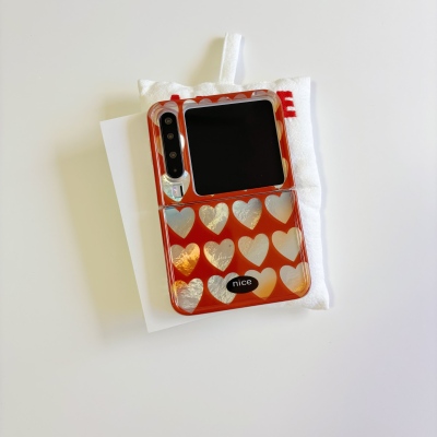 镭射爱心适用于华为purax手机壳