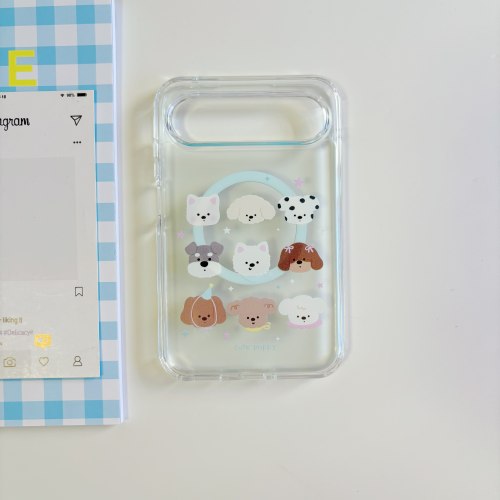 九宫格狗适用于puraxview手机壳