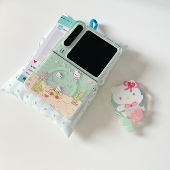 5硬壳适用于小米mix ins薄荷海美人鱼KT适用于华为purax手机壳适用于pocket2磁吸适用于三星zflip6 flip2