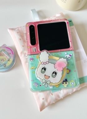 拓麻歌子小甜心适用于华为purax手机壳小折叠磁吸壳适用于三星zflip6/zflip7/zflip5适用于小米mixflip2