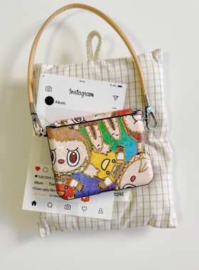 ins可爱拉布布适用于华为purax手机壳小折叠适用于小米mixflip2烫金皮质保护套适用于三星zflip7手提款