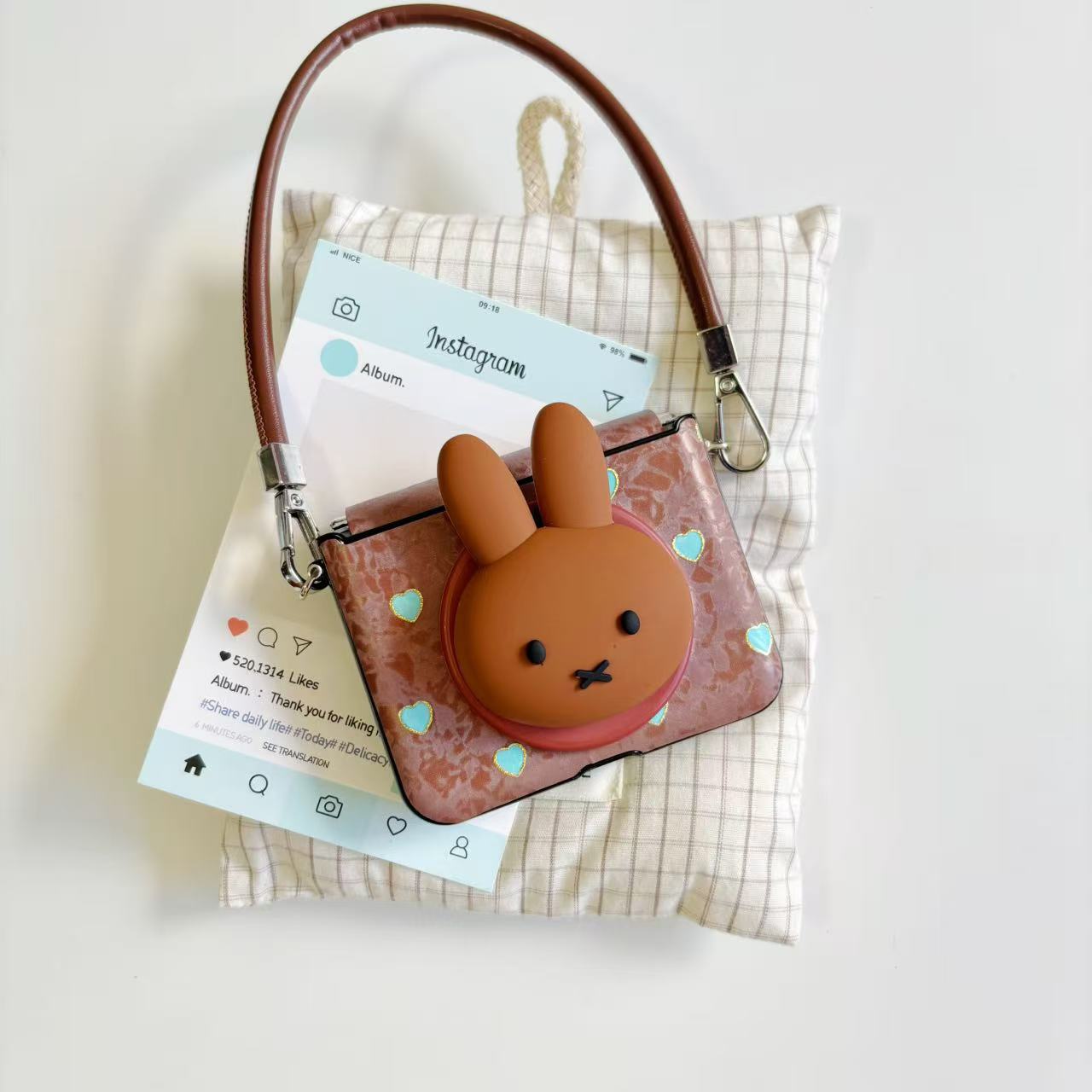 黑皮米菲适用于华为purax手机壳