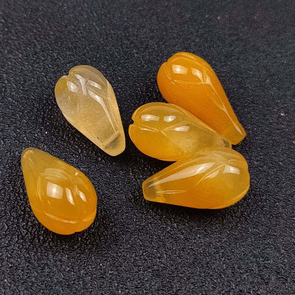 天然石雕刻花苞横孔散珠黄玉粉晶玛瑙东陵玉石花朵饰品配件,饰品/流行首饰/时尚饰品新,其他DIY饰品配件,淘宝优惠券,粉丝福利购,淘宝优惠卷