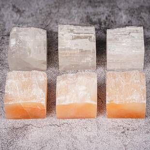 天然摩洛哥透石膏氛围灯夜灯香薰精油扩散器卧室摆件桌面装饰矿石