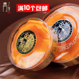 金线莲干品50g高档包装盒子圆盒野生金线莲80g亚克力礼盒空盒