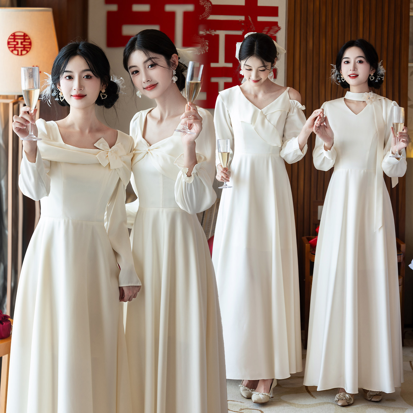伴娘服礼服2026新款小个子气质伴娘团姐妹裙日常可穿小众高级感夏