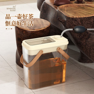 家用茶桶茶渣桶垃圾过滤排水桶茶台废水桶功夫茶具配件茶道茶水桶